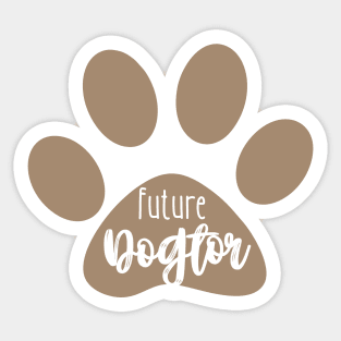 Future dogtor Sticker